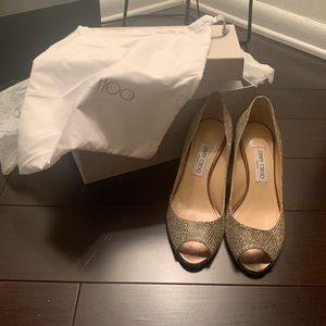 Jimmy choo Isabel glitter pumps